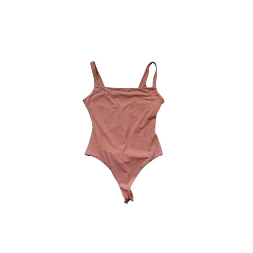 Skims Fits Everyone Square Neck Bodysuit Desert Clay NWT